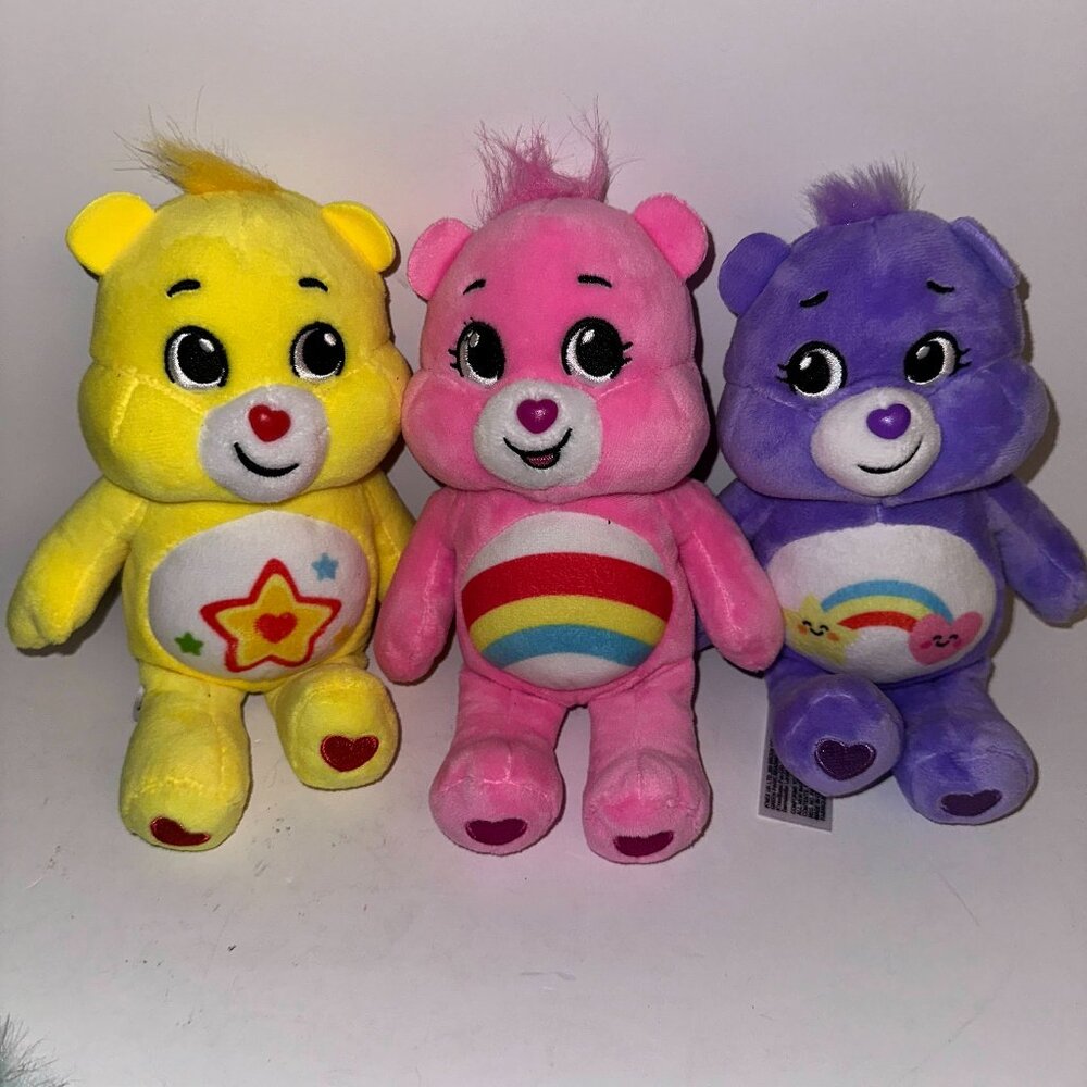Care Bears Unlock Magic Basic Fun Best Friend, Cheer, Superstar Plush 8.5” 2023